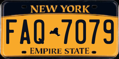 NY license plate FAQ7079