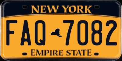 NY license plate FAQ7082