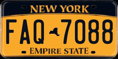 NY license plate FAQ7088