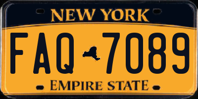 NY license plate FAQ7089