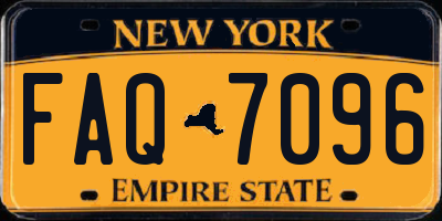 NY license plate FAQ7096