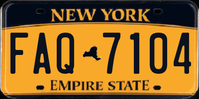 NY license plate FAQ7104