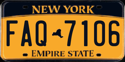 NY license plate FAQ7106