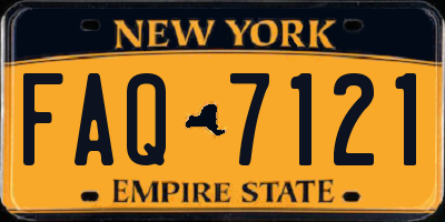 NY license plate FAQ7121
