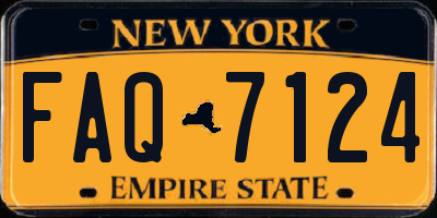 NY license plate FAQ7124