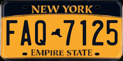 NY license plate FAQ7125