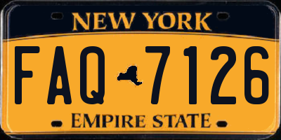 NY license plate FAQ7126
