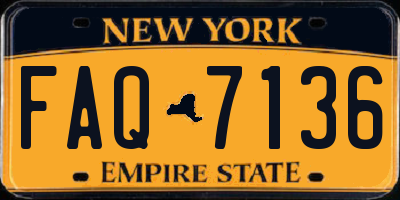 NY license plate FAQ7136