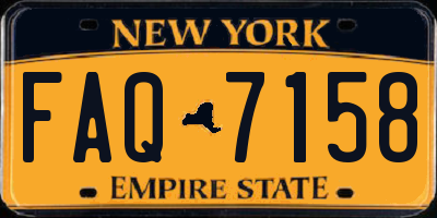 NY license plate FAQ7158