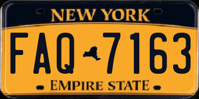 NY license plate FAQ7163