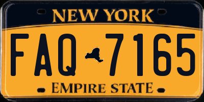 NY license plate FAQ7165