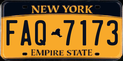 NY license plate FAQ7173