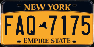 NY license plate FAQ7175