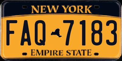 NY license plate FAQ7183