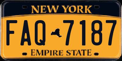 NY license plate FAQ7187
