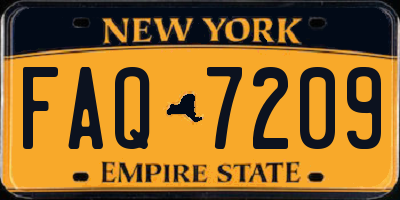 NY license plate FAQ7209