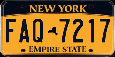NY license plate FAQ7217