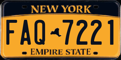 NY license plate FAQ7221
