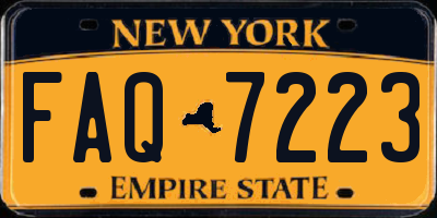 NY license plate FAQ7223