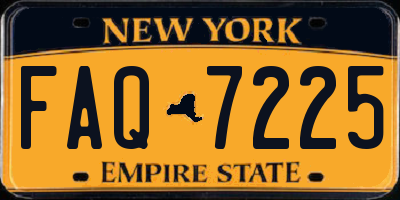 NY license plate FAQ7225
