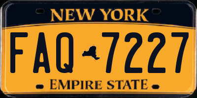 NY license plate FAQ7227