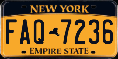 NY license plate FAQ7236