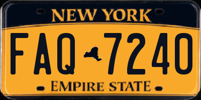 NY license plate FAQ7240