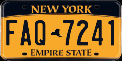 NY license plate FAQ7241