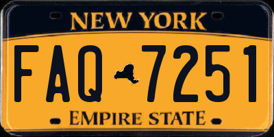 NY license plate FAQ7251