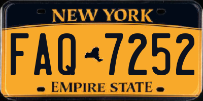 NY license plate FAQ7252