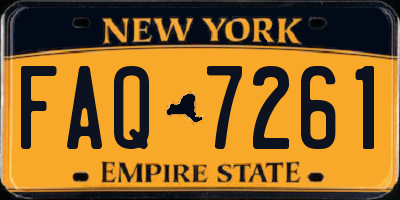 NY license plate FAQ7261