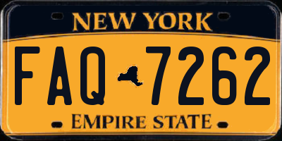 NY license plate FAQ7262