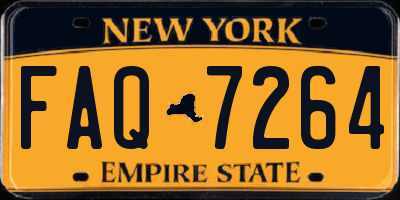 NY license plate FAQ7264