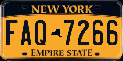 NY license plate FAQ7266