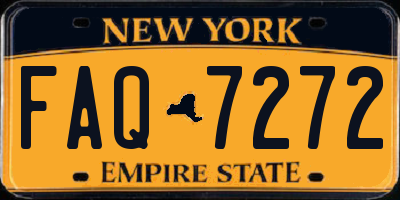 NY license plate FAQ7272