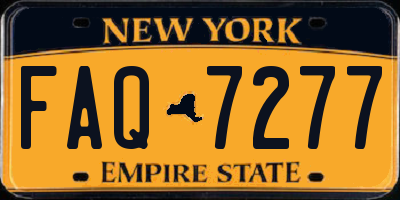 NY license plate FAQ7277