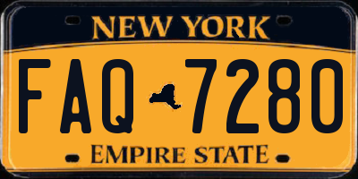 NY license plate FAQ7280