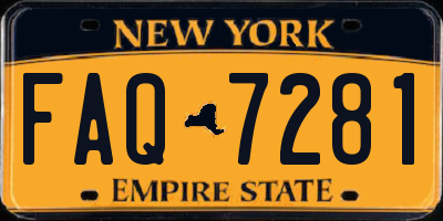 NY license plate FAQ7281