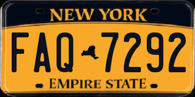NY license plate FAQ7292