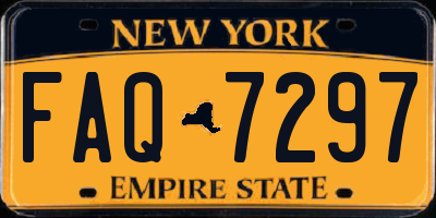 NY license plate FAQ7297