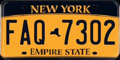NY license plate FAQ7302
