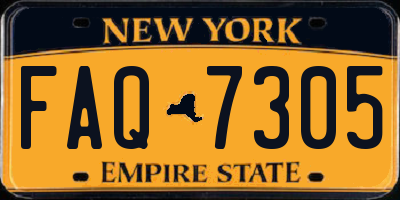 NY license plate FAQ7305