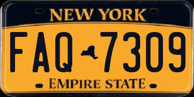 NY license plate FAQ7309