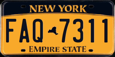 NY license plate FAQ7311