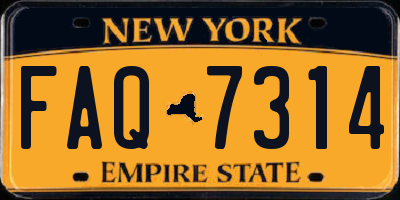 NY license plate FAQ7314