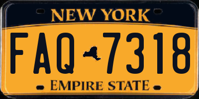 NY license plate FAQ7318