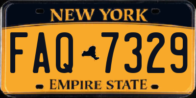 NY license plate FAQ7329