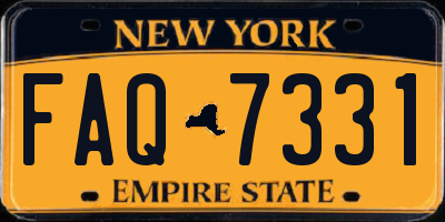 NY license plate FAQ7331