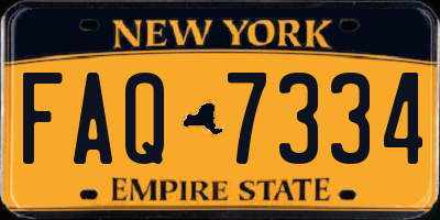 NY license plate FAQ7334