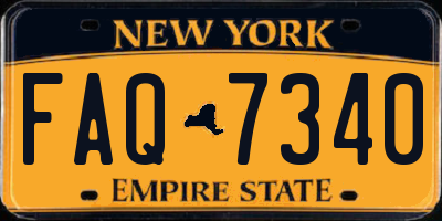 NY license plate FAQ7340
